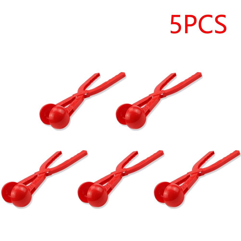 Creative Snowball Clip 3D Round Shaped Snow Snow Clip Toys Kids Sandy Beach Game Playing Tool Interactive Toys