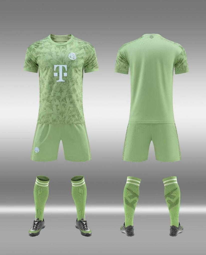Adult football jersey set Boys Messi C Luo jersey Primary school girls class game training jersey customization