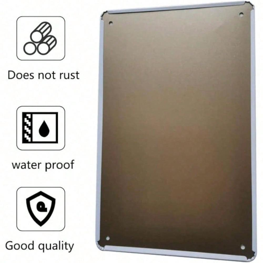 1pc No Refunds or Exchanges Sign, All Sales Final, Rust-Free Aluminum, UV Protected, 8x12 In