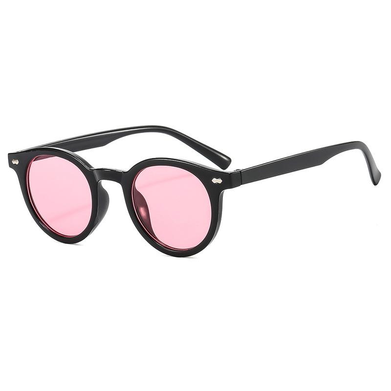 Fashion Round Sunglasses Clear Tinted Lens Vintage Style Small Frame Sun Glasses for Men Women Party Show