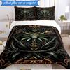 wizard dragon 3pcs K-pop music group Bedding set,Ideal for Bedroom, Dormitory,Including Duvet Cover And 2pcs Pillowcases,Fan gifts
