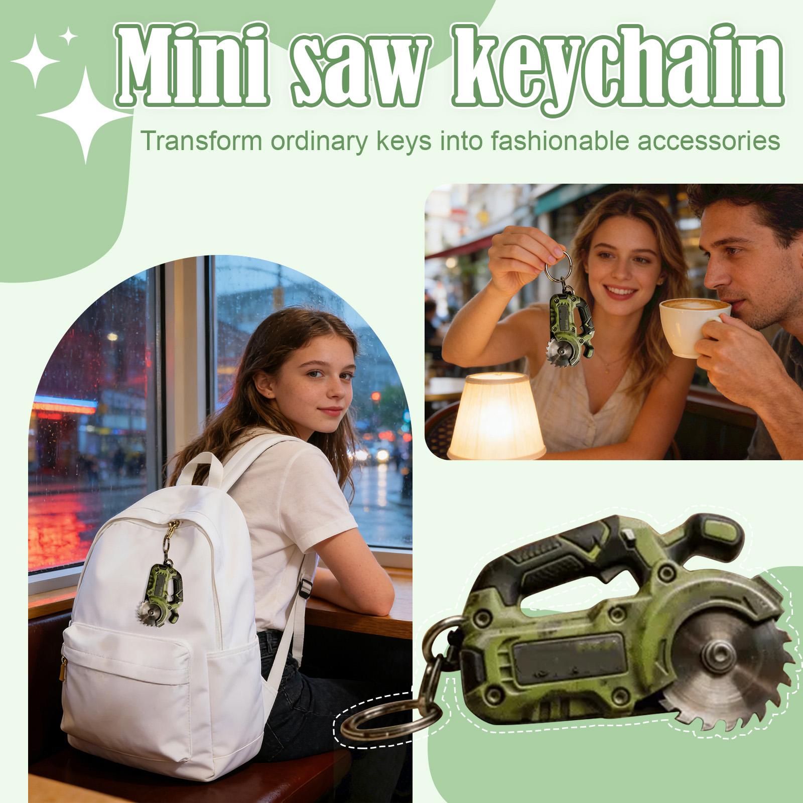 Брелок Угловая шлифмашина, Реалистичный брелок-инструмент Угловая шлифмашина, Отличный брелок для рюкзака в подарок для энтузиастов инструментов. One Size