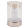 Flameless LED Light Candle with Motion Sensor Gesture Control Rechargeable Battery Operated LED Candle Night Light for