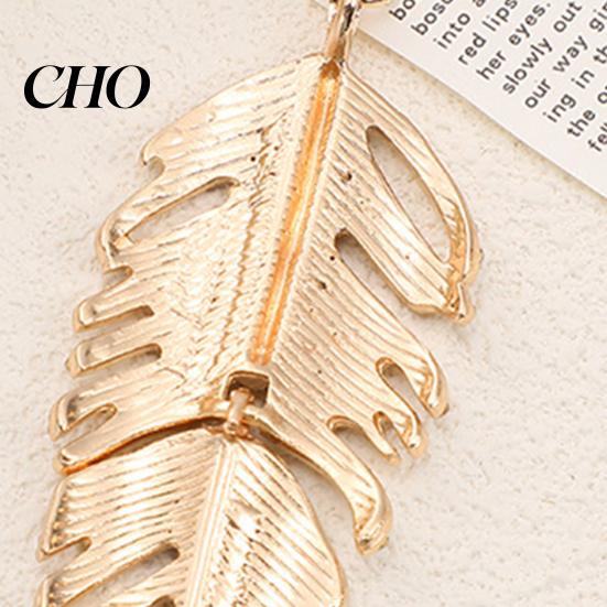 Rhinestones Inlay Keychain Pendant Inlaid Feather Shape Key Chain Hollow Glossy with Anti-Oxidation Lobster Clasp Backpack Bag Accessory Durable Metal
