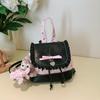 Schoolbag Korean Version Ins Versatile Casual Backpack Female Student Class Commuter Personalized Lace Lace Backpack