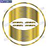 For kawasaki ZX-14R ZZR1400 motorcycle 17 inch front and rear rims decals decorate waterproof reflective wheel hub stickers