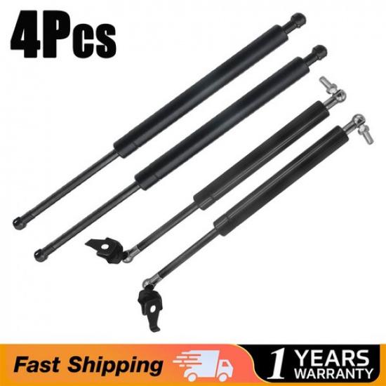 For Lexus SC430 Front Hood+Rear Trunk Tailgate Lift Support Gas Struts 4Pcs