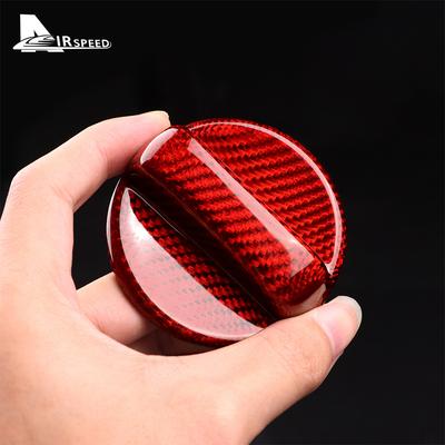 Red Real Hard Carbon Fiber Car Fuel Tank Cap Trim For Lexus IS250 IS350 300 350C 200T ES IS LX RX350 RXH450 LX NX CT RC UX LM RX