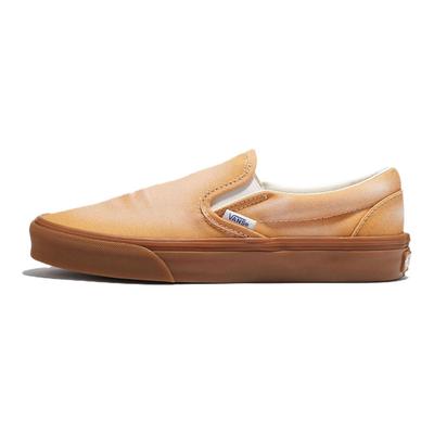 Slip On Abrasion Resistant Low Top Skateboard Shoes Unisex Dark Yellow VN0A2Z41BLS1