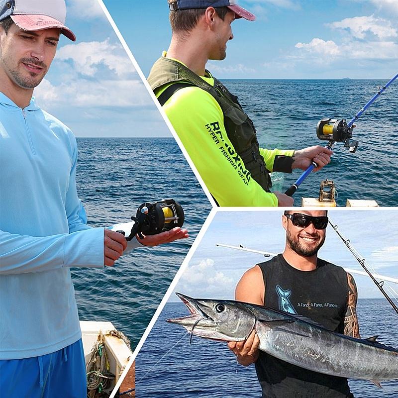 Trolling Reels Durm Type Baitcasting Reel  Inshore and Offshore Saltwater and Freshwater Reel