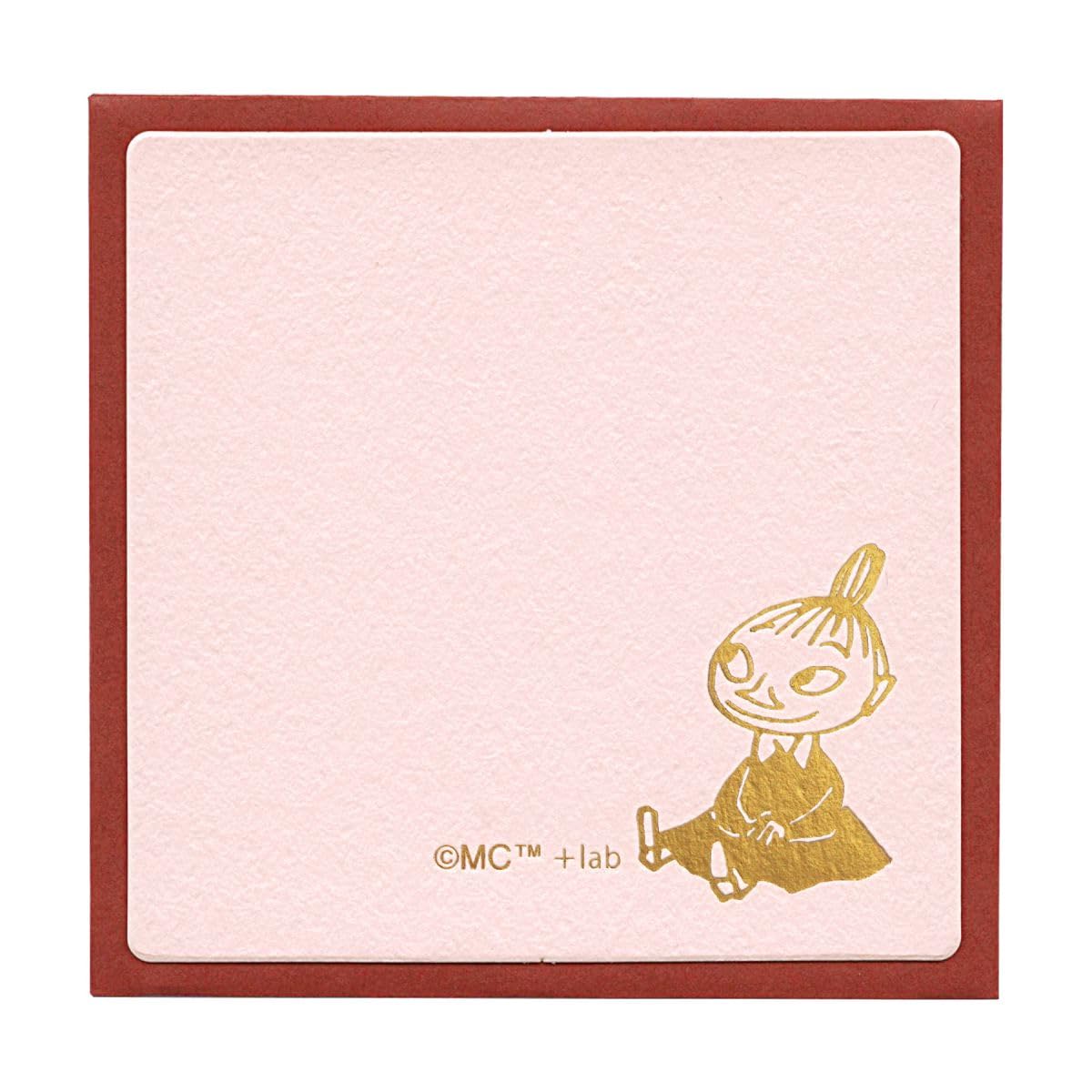 

PlusLab Moomin Square Kashiko Little 351665 Card, Envelope, My,