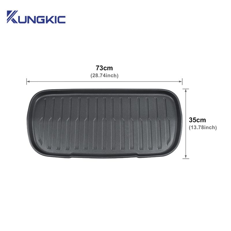 For Tesla Model Y 2025 Juniper Launch TPE Car Front Rear Trunk Mats Anti-slip Pads All Weather Waterproof Accessories