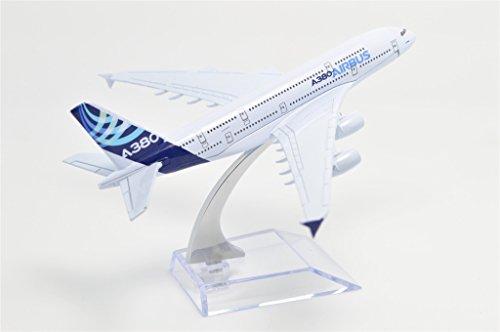 TANG DYNASTY 1/400 16cm Airbus A380 Alloy Airplane Model Toy