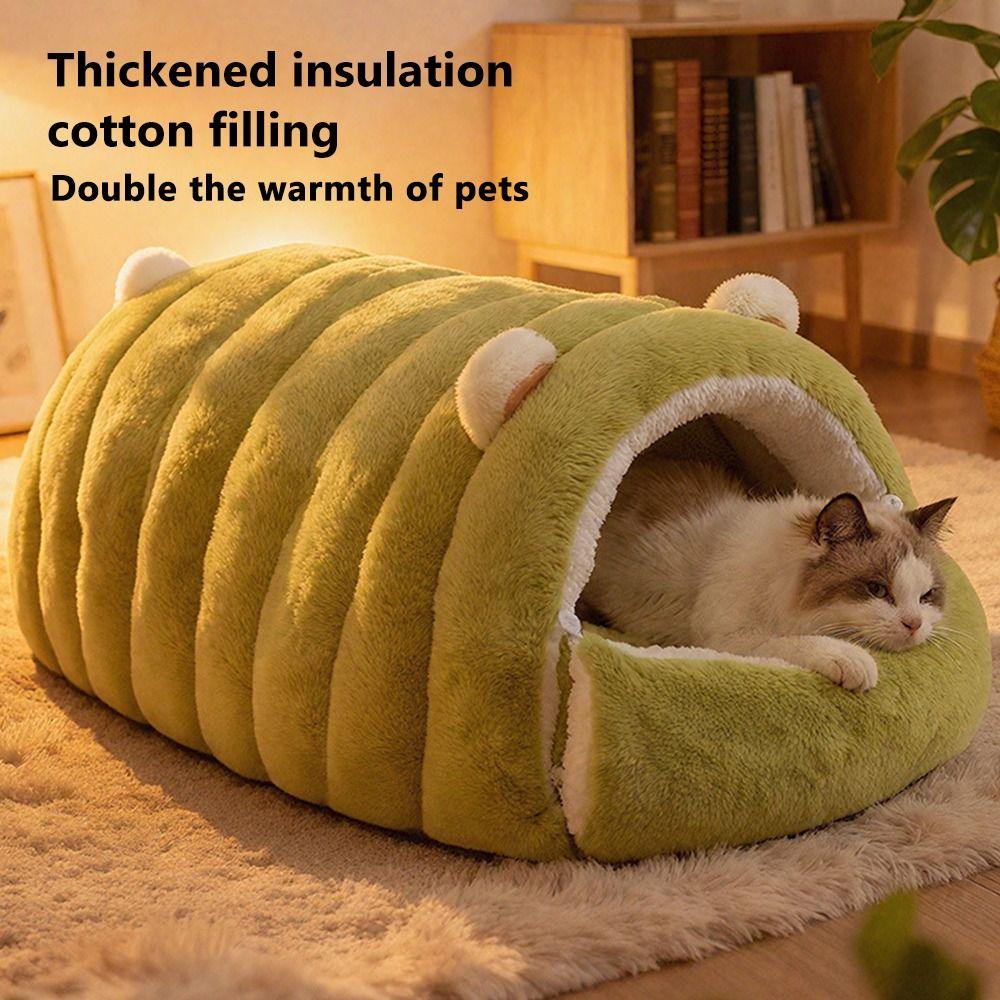 Comfortable Pet Snuggle Sack Puppy Nest Closed Cat Sleeping Bag Sleeping Bag Nest for Winter