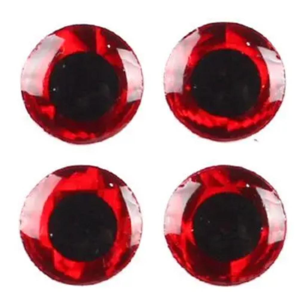 

100pcs/lot Fishing Lure 3D Eyes Diameter 3mm-10mm Simulation Fly Fishing Minnow crank Bait Artificial DIY Eye fishing tackle 3mm червоний