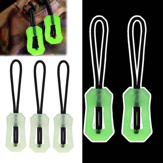 10 Stück Leuchtende Reißverschlussanhänger Leuchten im Dunkeln Reißverschlussetiketten Outdoor Camping Reisen Rucksäcke Jacken Gepäck Handtaschen