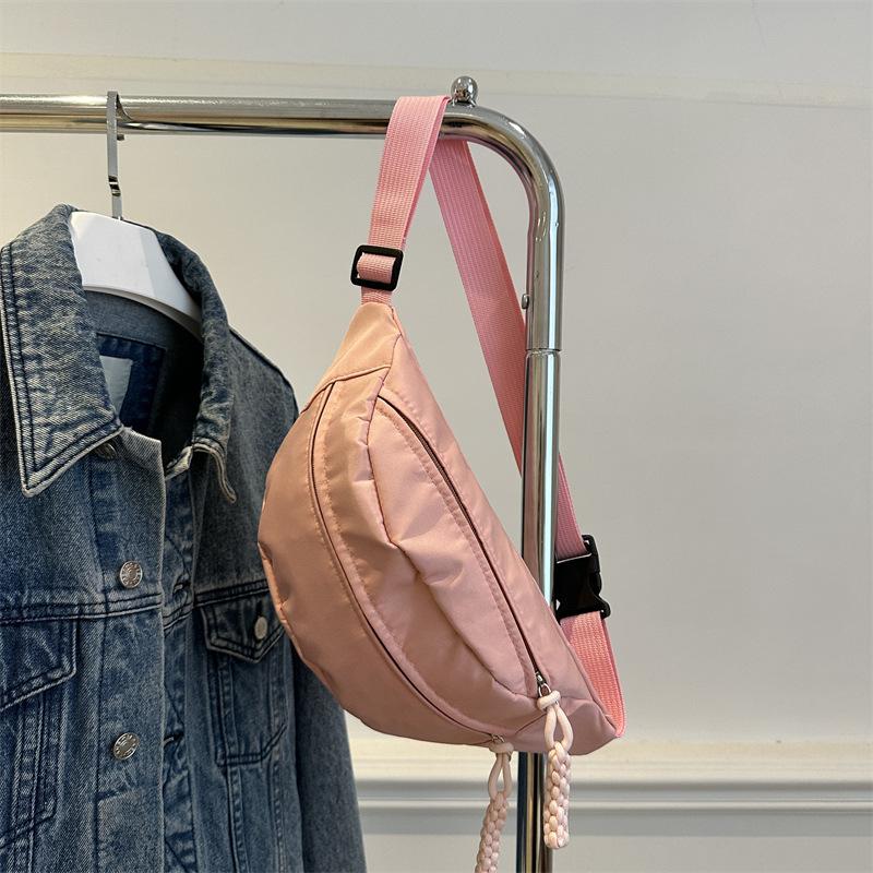 Crossbody Breast Bag Casual Bag Women's Summer New Casual Simple Shoulder Bag Sports Niche Fanny Pack