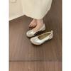 French flat-soled evening breeze gentle shoes versatile and not tired feet soft leather grandma shoes one foot split-toed ballet single shoes women