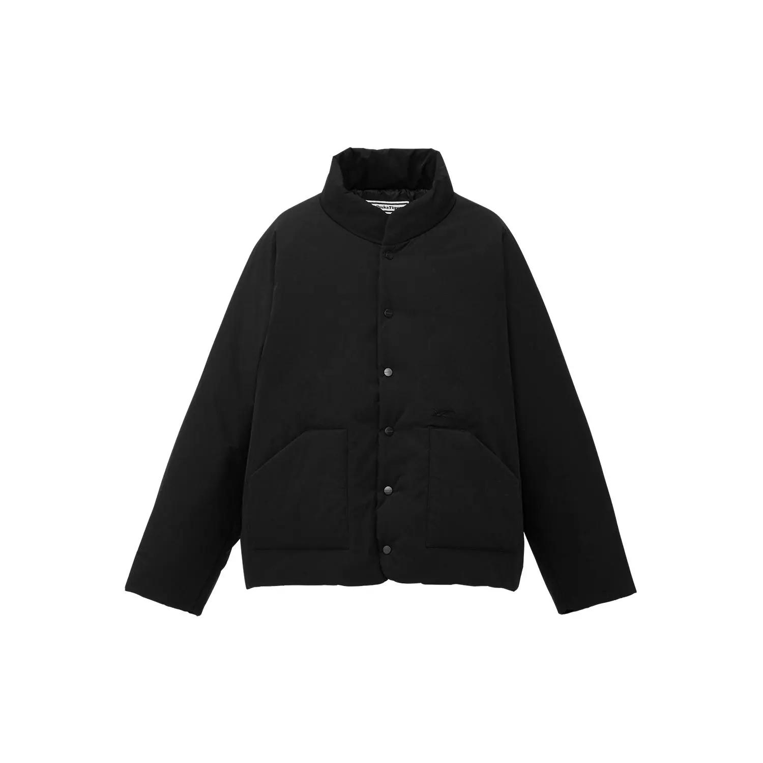 

Onitsuka Tiger Minimalist Comfortable Aesthetic Solid Color Long Sleeve Cotton Jacket Unisex jackets 2183B584-001 S