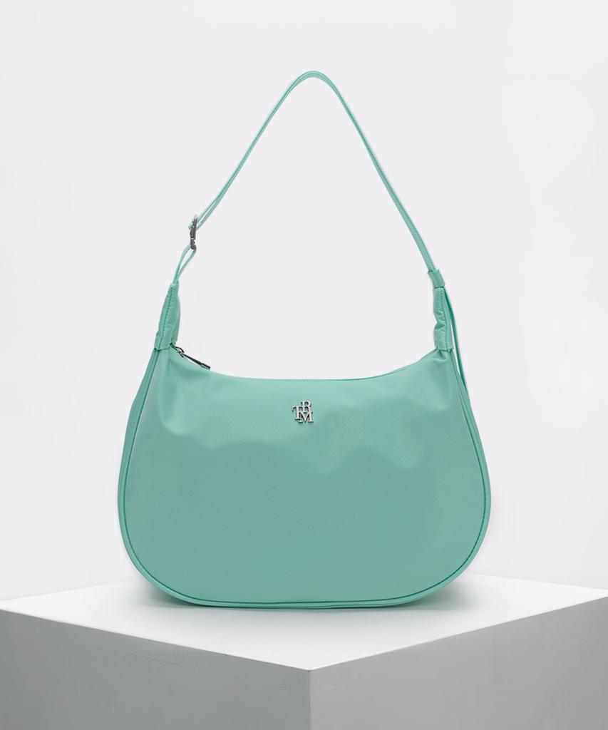 Trm Trm Recycled Big Slime Nylon Hobo Bag E.Mint