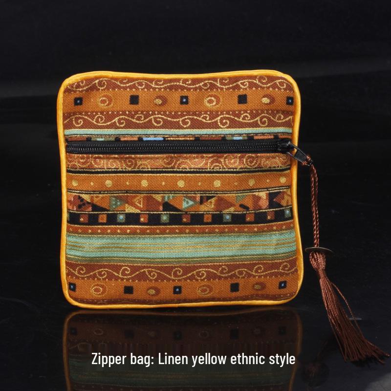 Chinese Osmanthus Embroidered Silk Brocade Sachet - Ethnic Style