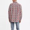 Levis Plaid Single-Breasted Lapel Loose Long Sleeve Shirt Men Shirts Multicolor A0953-0000
