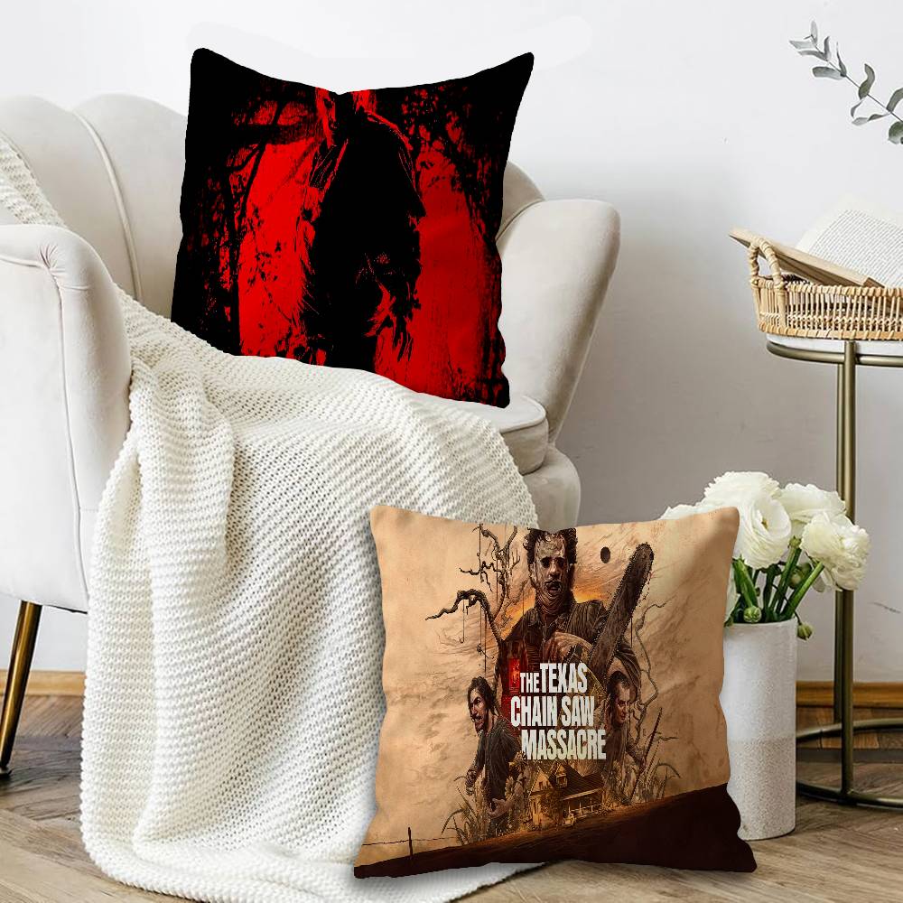 Game The Texas C-Chain Saw M-Massacre Personalized picture text home decorative pillows Household Gifts 45x45cm