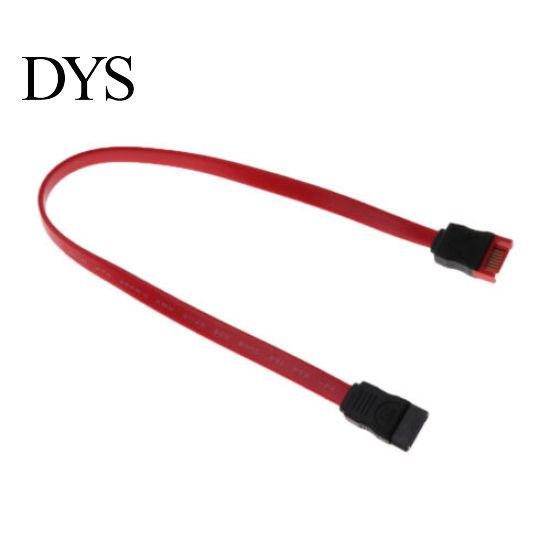 Red SATA 7 Pin Male to Female Extension Cable Cord for HDD Hard Drive