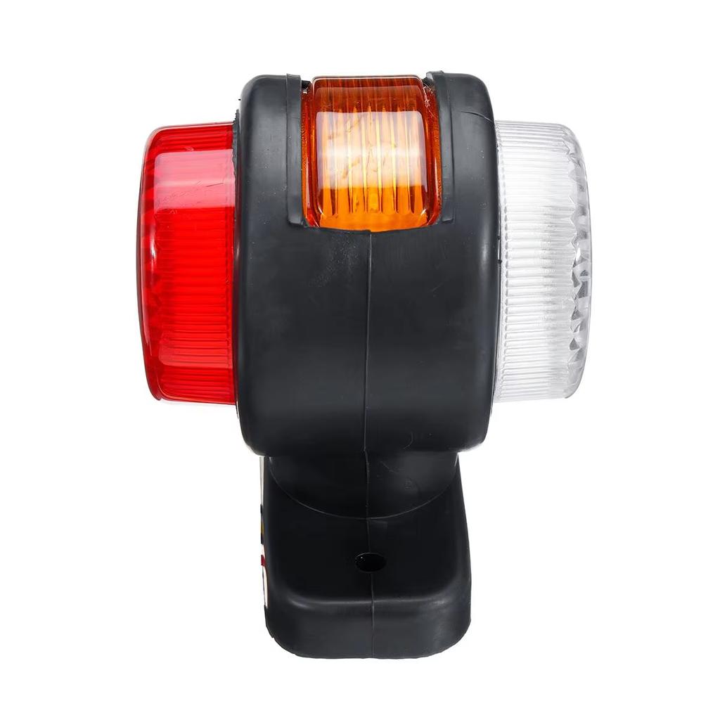 2 Stück Drei Seiten LKW Licht Anhänger Seitenmarkierungslicht LED Bremslicht Standlicht Blinker LED Warn-Rücklicht