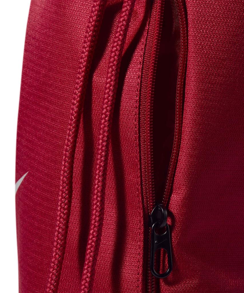 Nike Brasilia Drawstring Bag (18L) - Tough Red:Black:Reflective Silver / Ib4409-608