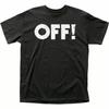 ÉTEINT ! T-shirt Logo Homme sous Licence Groupe de Musique Rock N Roll Rétro Nouveau Noir