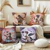 Game Genshin Impact Girl C Cushion Cover Pillow Cover Decoration Room Home Sofa Living Office Car Nordic Simplicity