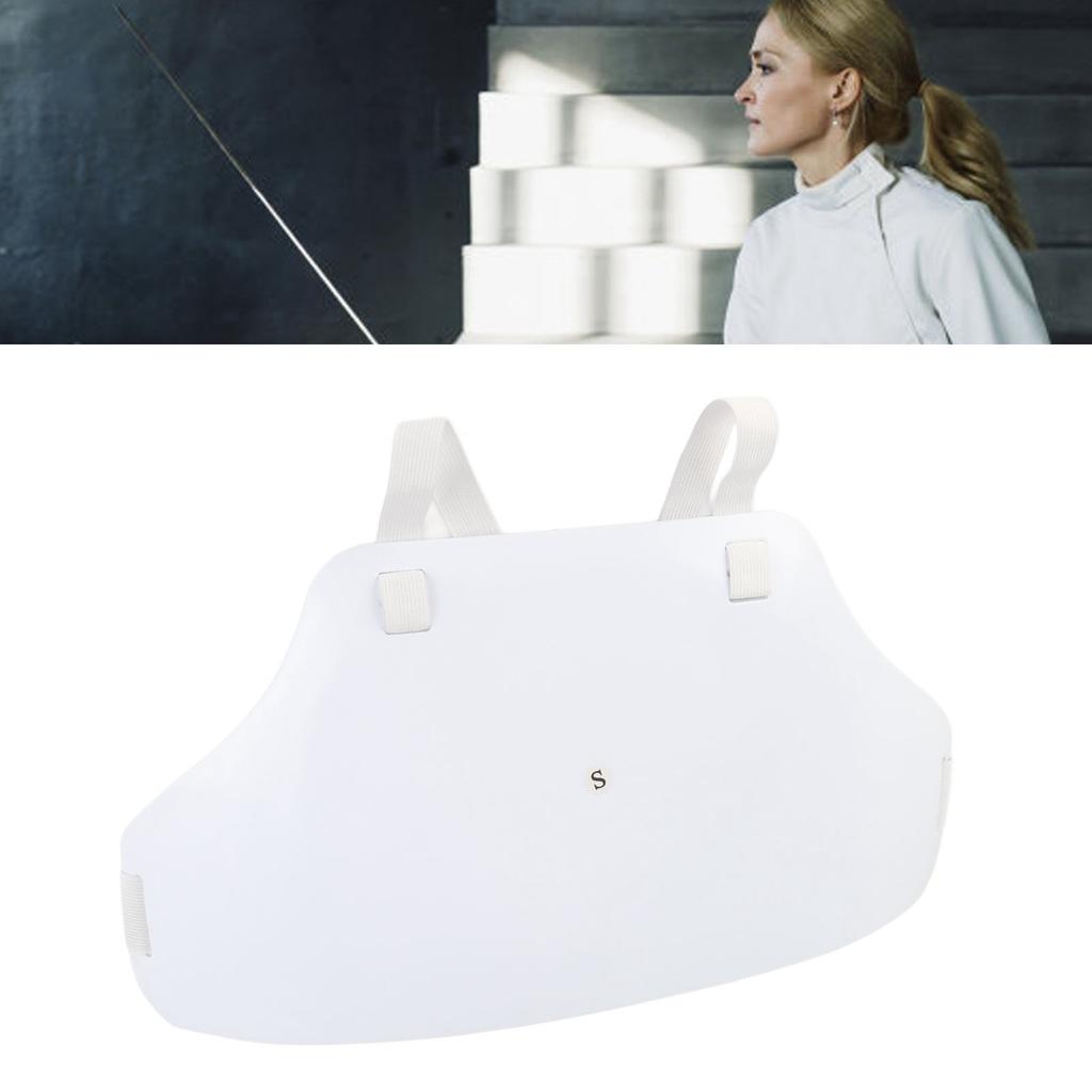 Fencing Chest Guard Lightweight Breathable Strap Men Fencer Breast Protector for Soccer Baseball