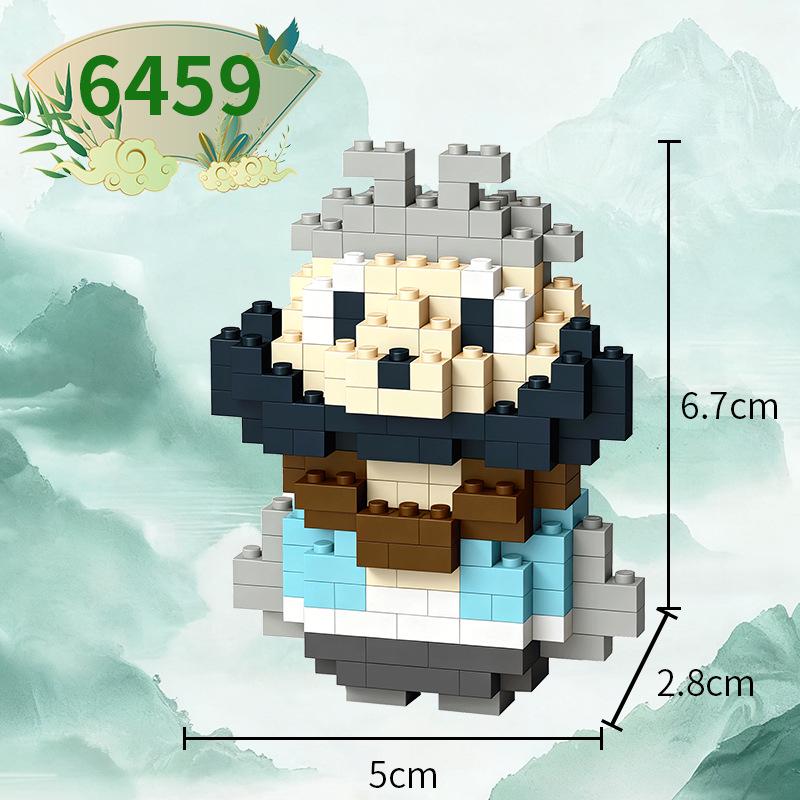 Journey to the West Mini Monster Building Blocks: Educational Assembly Toy, Eco-Friendly PP Material