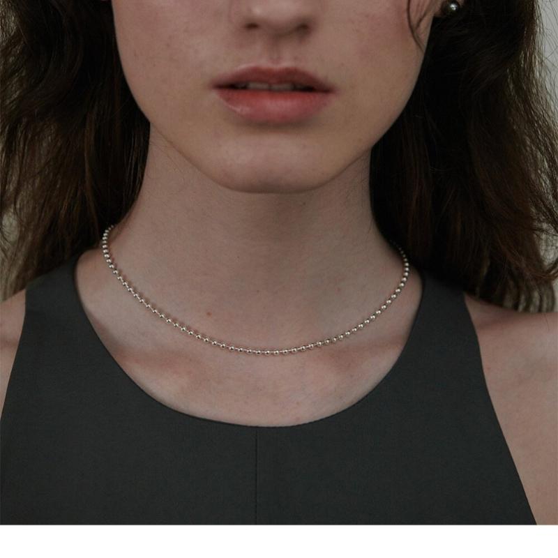 Verte Mini Corde Necklace   Un.silver.150