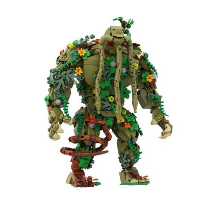 Gobricks MOC Malveled Man-Thing Ted Bausteine Filme Werwolf DO-IT-YOURSELF Humanoide Mutante Sumpfmonster Spielzeug Geschenk