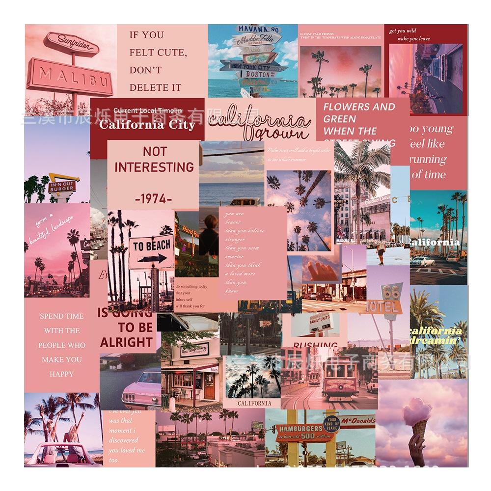 Trendy Fresh Small Landscape Sticker Set 900 Pcs For Notebooks Laptops And Water Bottles