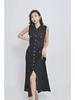 2025 Summer French Chic Sleeveless Knitted Midi Dress