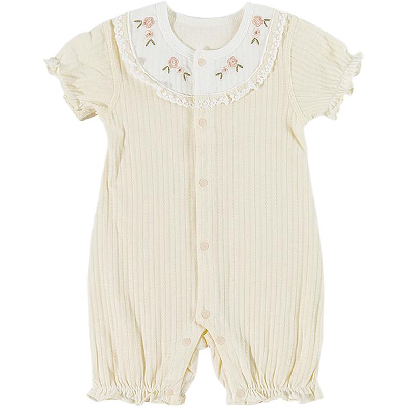 Beibeiyi Baby Girls Lightweight Short-Sleeve Romper 80/48