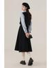 Plus Size Spring Polo Short-Sleeve Cinched Waist Two-Piece Dress Skirt for Women