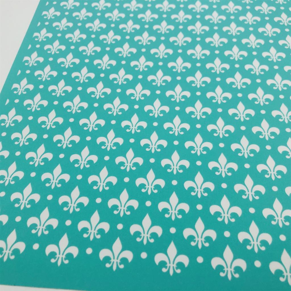 Silk Screen Stencils Self-Adhesive Screen Stencil Mesh Transfer Reusable Screen Stencil for Window, Fabric, Home Decors