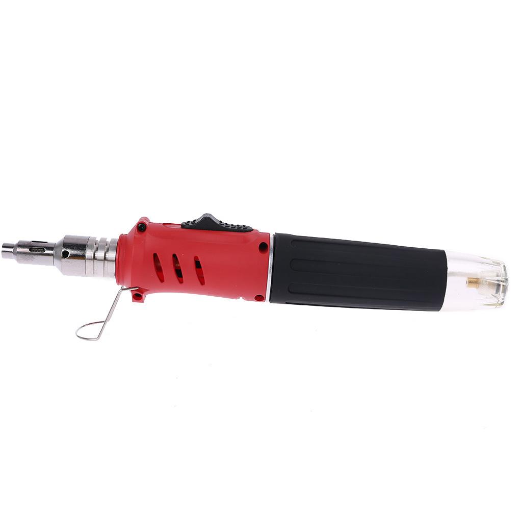 10-In-1 Gas Soldering Iron Case Set Multifunction HS-1115K Butane Lighter Spray Gun Set Welding Equipment 26ml Kit Torch