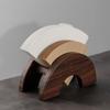Coffee Filter Holder Fan-Shaped Stable Coffee Paper Filter Organizer Coffee Bar Coffee Paper Organizer With Base Filter Racks