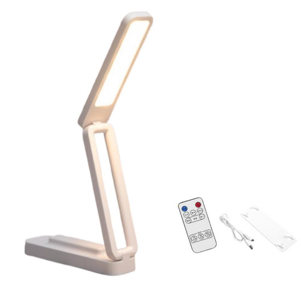 

Rechargeable Desk Table Lamp Dimmable Touch LED Desk Lamp Folding Night Light Home Office White 2