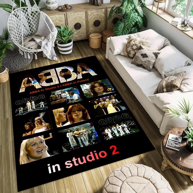 ABBA Ikonisches Musik-Erbe Teppichbodenmatten Wohnzimmer- und Schlafzimmer-Matten Badezimmer-Matte Kunst Mode