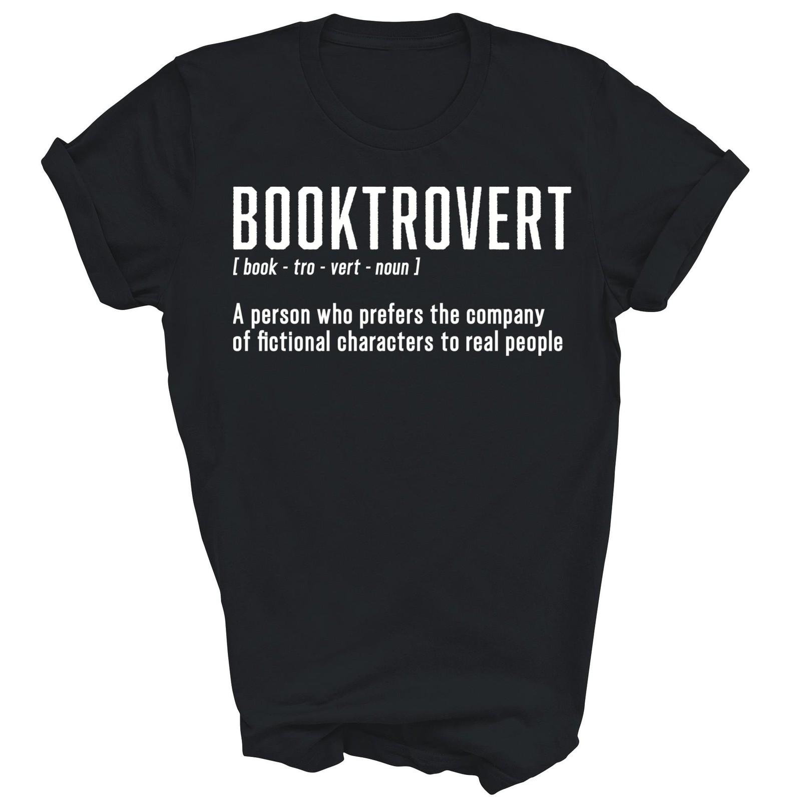 Booktrovert Definition Reading Librarian Reader Unisex Shirt Gift XXXL