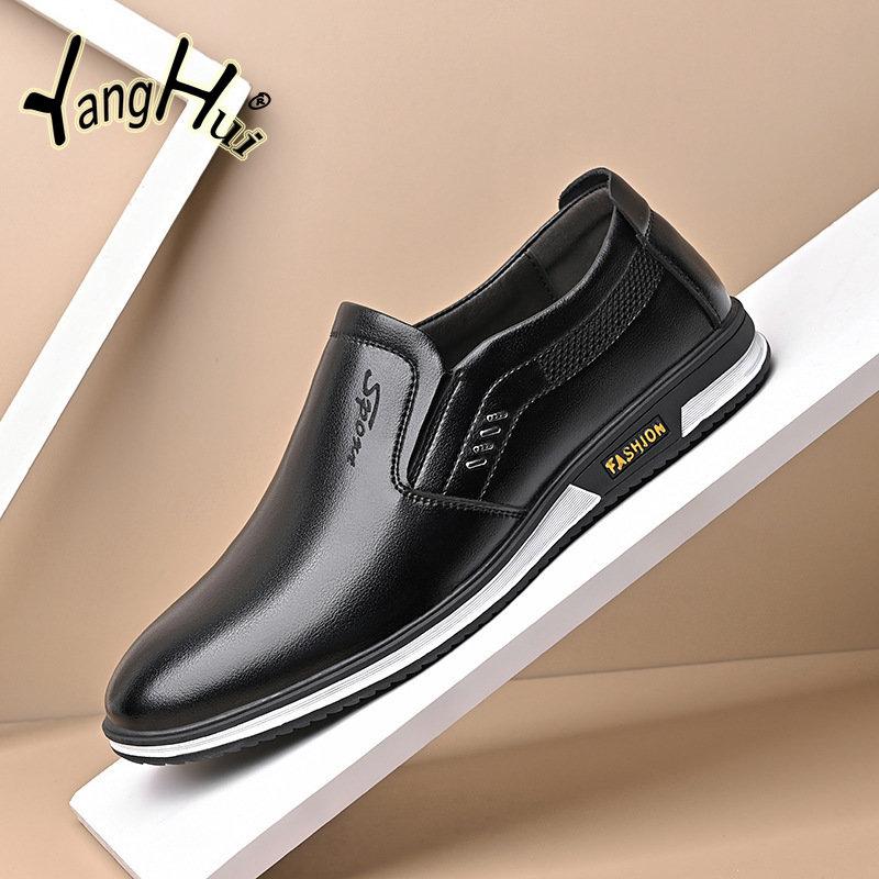 Fashion Men's Leather Casual Shoes Outdoor Breathable Business Oxfords 2024 New Fashion Summer Spring Zapatos Mujer Unisex
