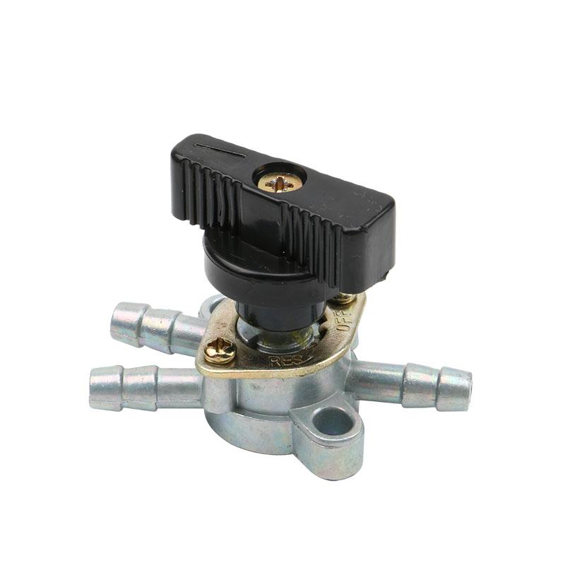 Motorcycle Fuel Gas Petcock Tank Valve Shut Off Switch ATV Beach off-Road Vehicle Two Input and One Output One In Two Out of Oil