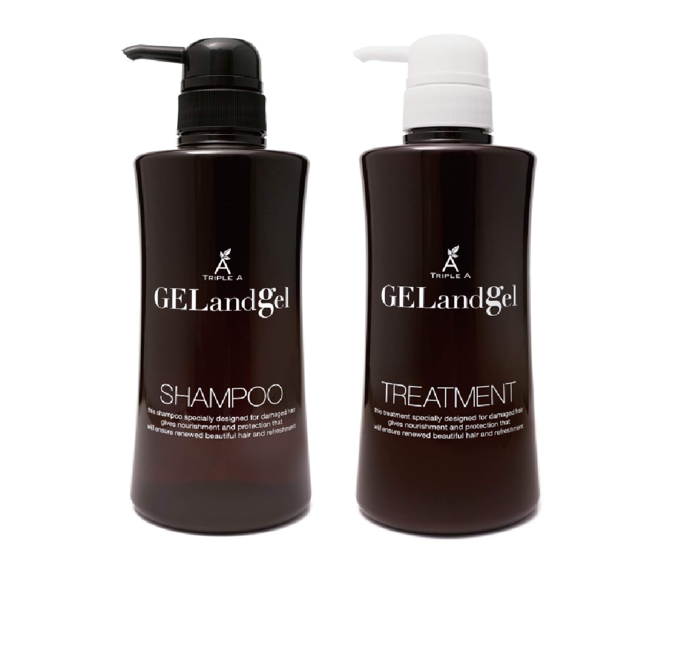 

Gel Gel Gel Gel Hair Shampoo 500ml Hair Treatment 500ml Set of 2 Non-Silicone & &