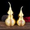 Brass & Copper Eight Trigrams Gourd Ornament for Protection and Fortune